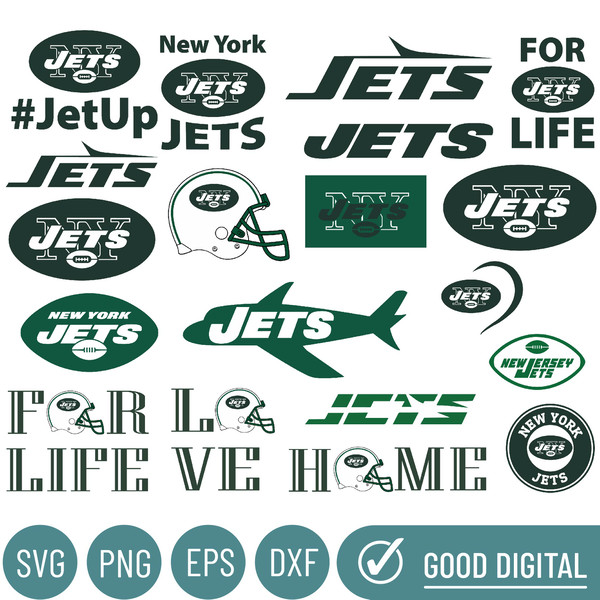 Digital File New York Jets Jersey Personalized Jersey NFL 