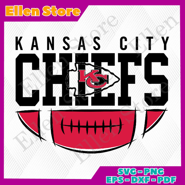 Kansas City Chiefs Free Svg, Dxf, Pdf, Png, Eps Instant Download