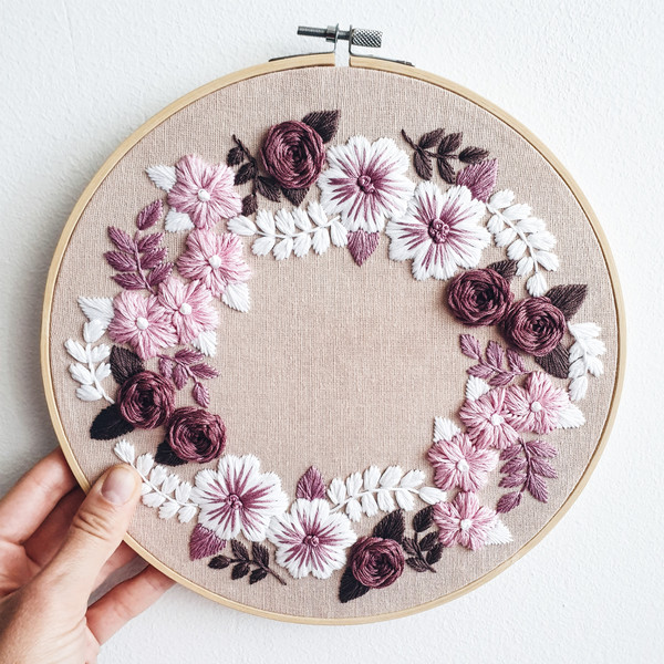 Floral Bouquet Embroidery Pattern — by CHLOE WEN