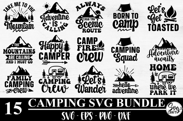 Lets Get Toasted Svg, Funny Camping Saying Quote Svg