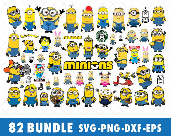 Minions-Minion-Despicable-Me-SVG-Bundle-Files-for-Cricut-Silhouette-Minions-Minion-Despicable-Me-SVG-Cut-File-Minions-Minion-Despicable-Me-SVG-PNG-EPS-DXF-Files