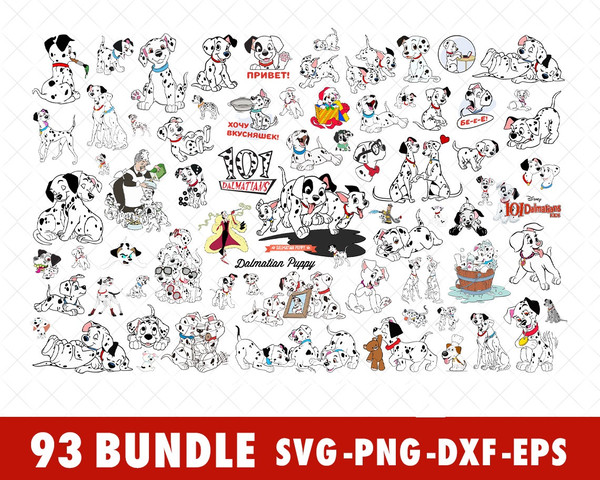 02-Disney-101-Dalmatians-Dog-SVG-Bundle-Files-for-Cricut-Silhouette-Disney-101-Dalmatians-SVG-Cut-File-Dalmatians-SVG-PNG-EPS-DXF-Files-Dalmatians-spots-puppy-d
