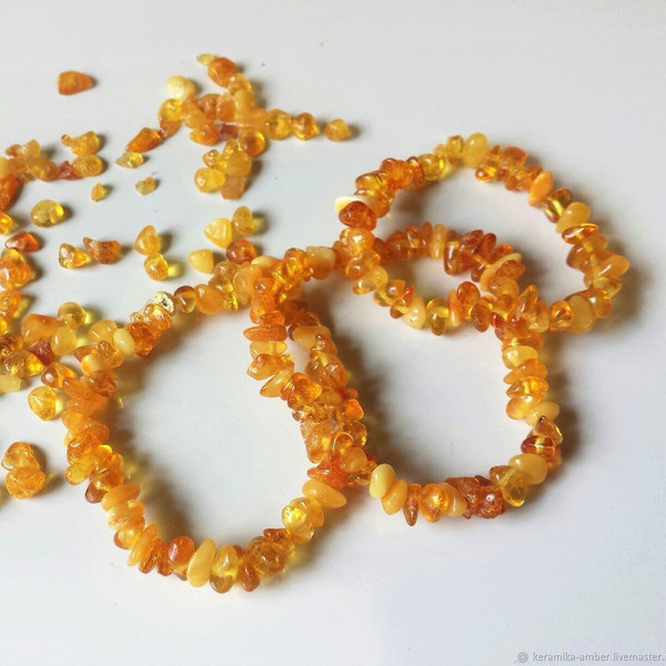 natural amber beads bracelet yellow honey.jpg