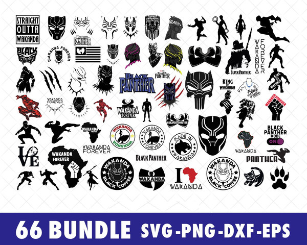 Marvel-Black-Panther-SVG-Bundle-Files-for-Cricut-Silhouette-Black-Panther-SVG-Cut-File-Black-Panther-SVG-PNG-EPS-DXF-Files-Wakanda-marvel-superhero-avengers-SVG