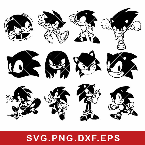 Shadow The Hedgehog Sonic He Hedgehog Sonic Cliparts Svg, Pn - Inspire  Uplift