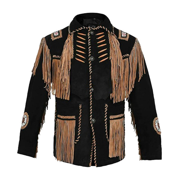 Western Suede Jacket Black Brown.jpg