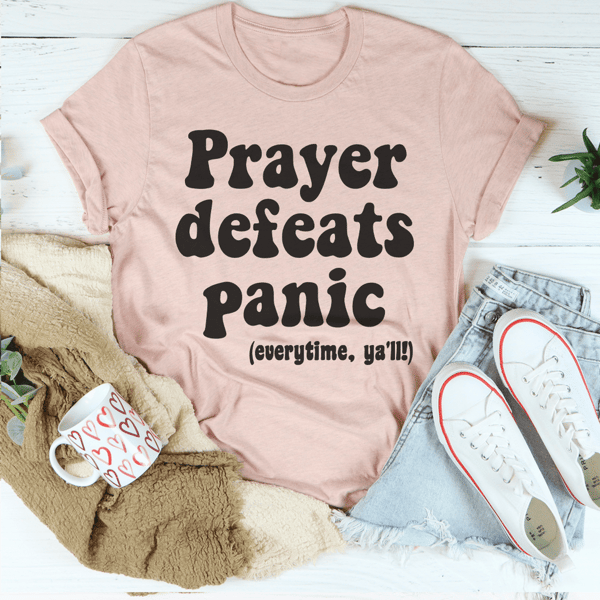 prayer-defeats-panic-tee-peachy-sunday-t-shirt