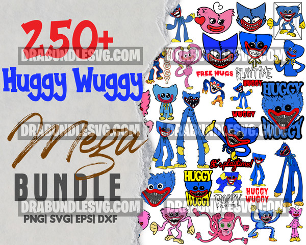 Bunzo Bunny SVG, Huggy Wuggy SVG, PJ Pug-A-Piller SVG, Baby - Inspire Uplift