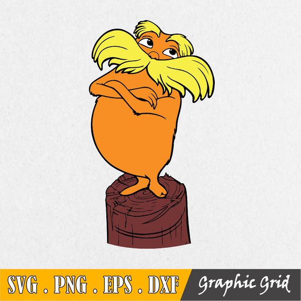 lorax characters clipart