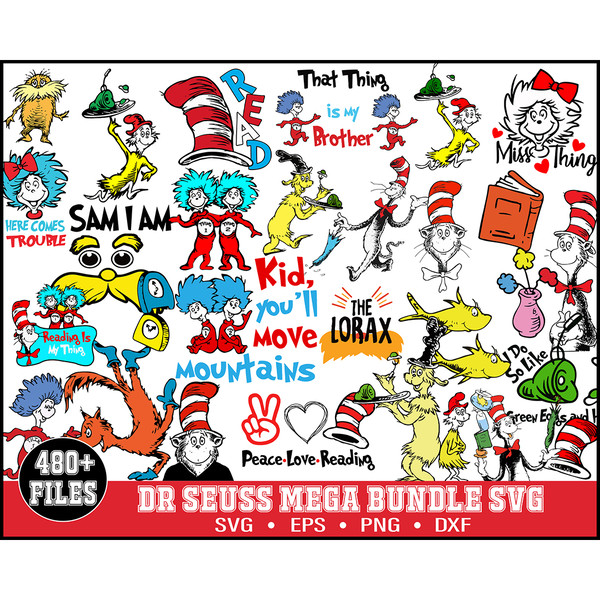 480 Dr Seuss Svg Bundle, Cat In The Hat SVG, Dr Seuss Hat SVG,Green Eggs And Ham Svg, Dr Seuss for Teachers Svg, Lorax Svg,Thing 1 and 2 Svg.jpg