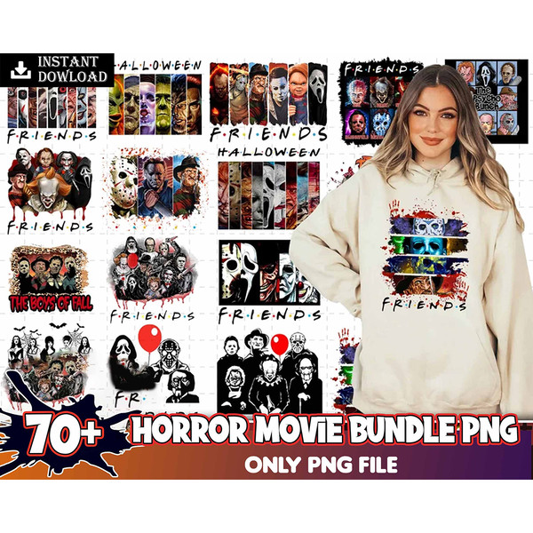 70 Horror Movies Characters PNG, Halloween Sublimation Designs Png, Halloween Bundle Png, Horror Movies Instant Download.jpg