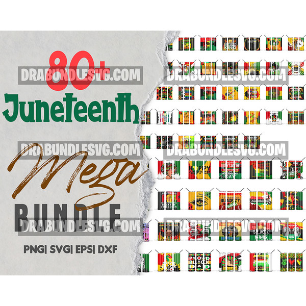80 Juneteenth 20oz Skinny Straight &Tapered Designs,Juneteenth Sublimation tumbler designs,Juneteenth Tumbler designs,Juneteenth PNG.jpg
