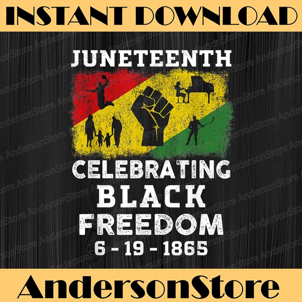Juneteenth Celebrate Black Freedom 1865 African American Bla - Inspire ...