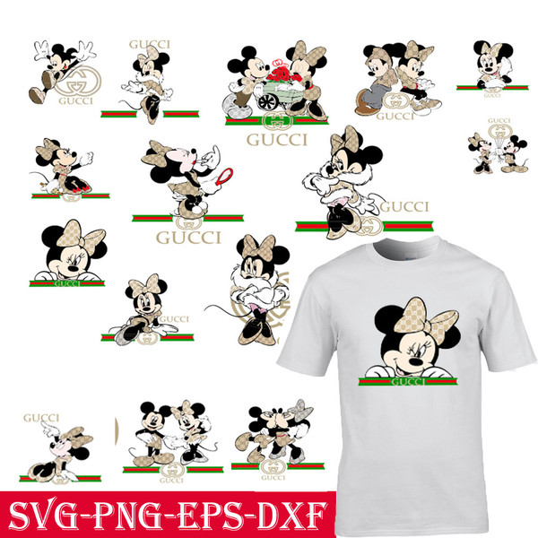 Mickey Minnie Mouse Gucci Svg, Gucci svg files