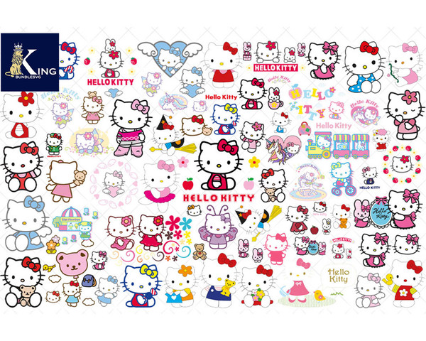 Hello Kitty SVG PNG JPG EPS Files - SVGbees