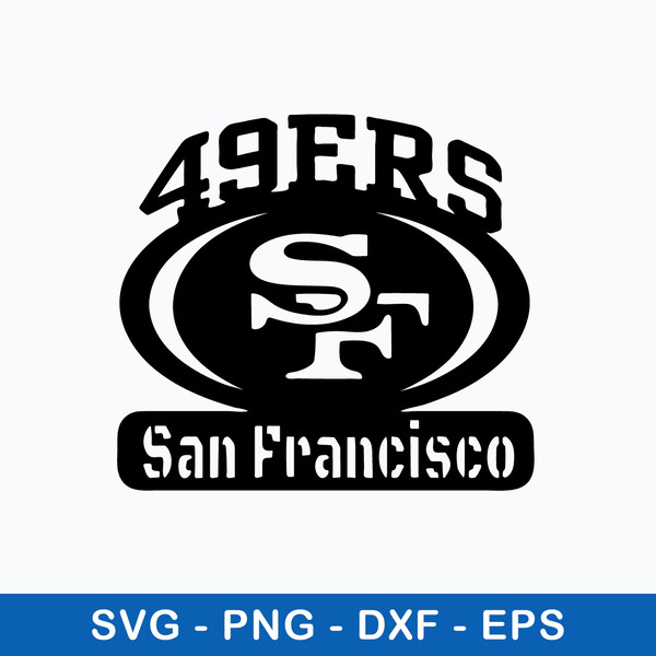San Francisco 49ers Svg, San Francisco 49ers NFL Svg, NFL Te - Inspire ...