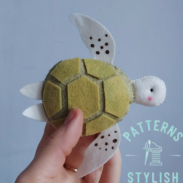 DIY Sea Turtle Wooden Baby Rattle Digital Plans 