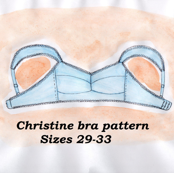 Bullet bra pattern, Vintage bra pattern, Pin up bra pattern - Inspire Uplift