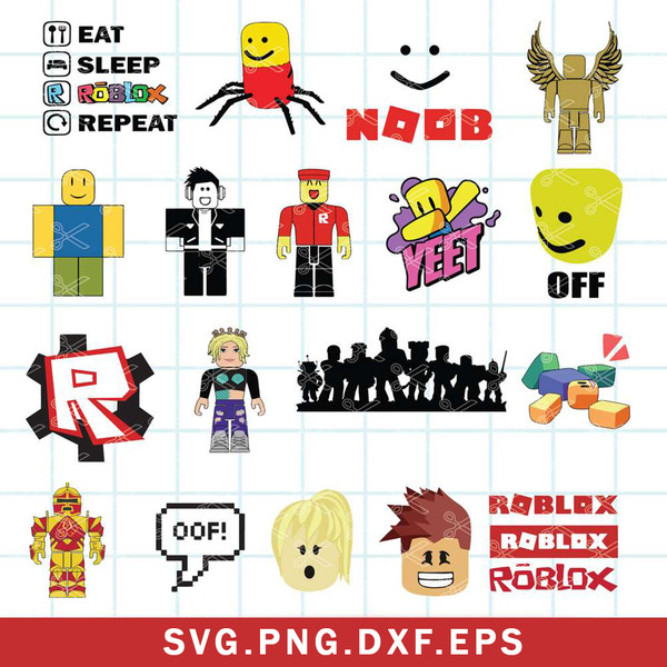 Roblox Bundle Svg, Roblox Face Svg, Roblox Character Svg, Ro - Inspire  Uplift