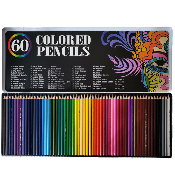 Colored Pencils Triangular 3mm Lead Oil based coloured penci - Inspire  Uplift