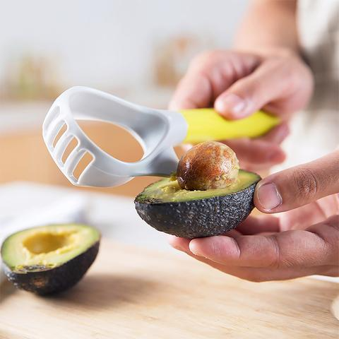 Avocado Slicer 3 in 1, Avocado Tool with Silicon Grip Handle