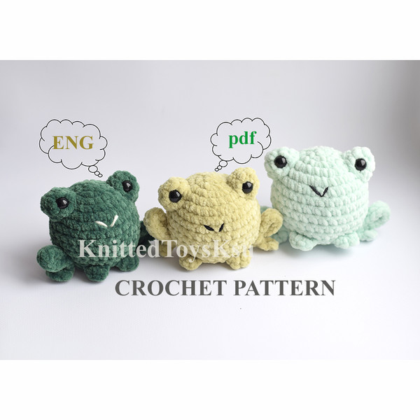 leggy frog crochet pattern, amigurumi frog pattern, toad leg - Inspire  Uplift