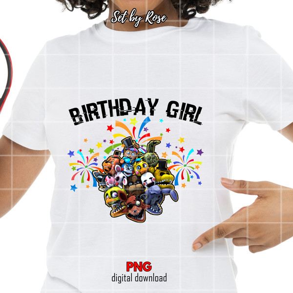 FNAF Birthday GIRL Birthday Party Five Nights at Freddy's PN