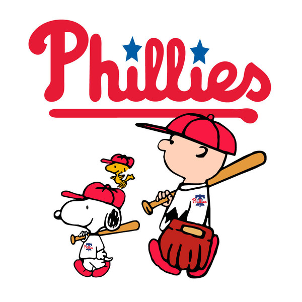 Philadelphia Phillies Shirt Svg Snoopy Charlie Brown Philadelphia Phillies  Baseball Vector, Gift For MLB Svg Diy Craft S