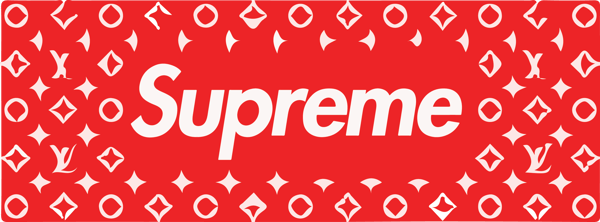 Supreme SVG, Supreme Logo SVG, Supreme SVG, LV Supreme Logo