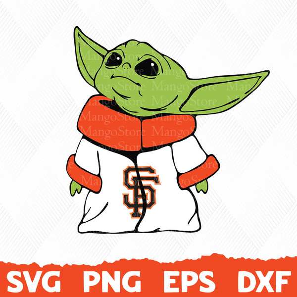 San Francisco Giants T shirt Yoda Star Wars t shirt