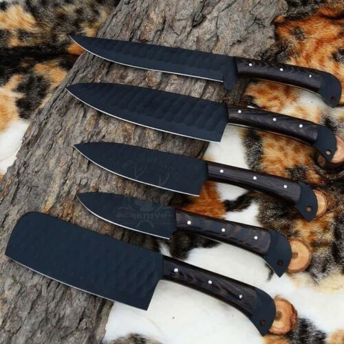 Knife Set, Kitchen Knives,camping Knife, Handmade Knife, Handforged Knife Set, Chef Knife Set, Handmade Custom Knife 6.jpg