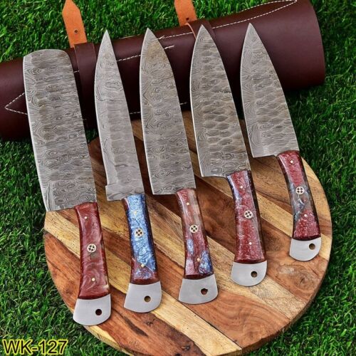 Knife Set, Kitchen Knives,camping Knife, Handmade Knife, Handforged Knife Set, Chef Knife Set, Handmade Custom Knife.jpg