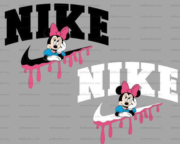 Vegetación Destino celestial 2x Minnie Mouse Dripping x Nike Png Designs,Logo Brand Png, - Inspire Uplift