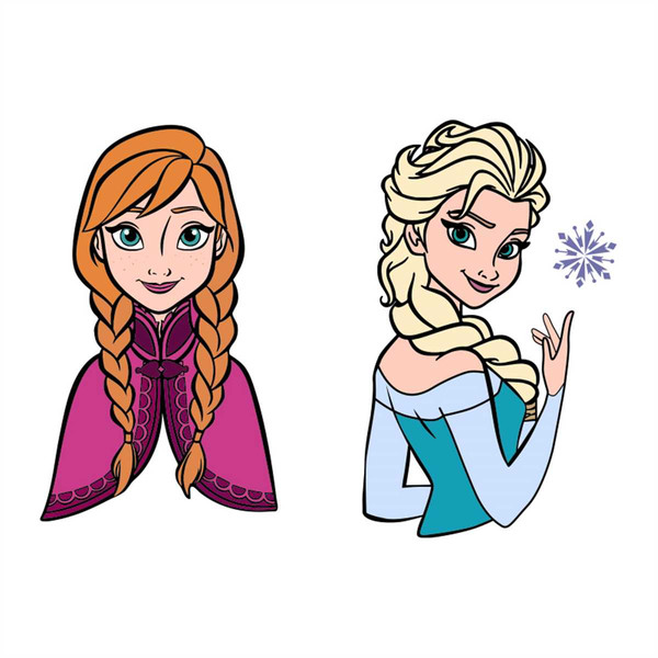 anna elsa frozen as