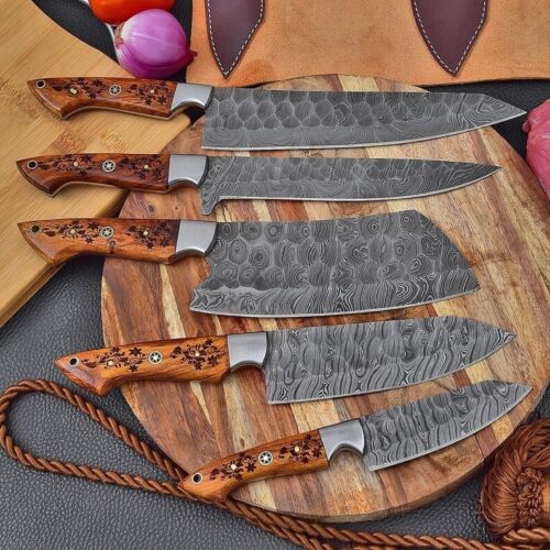 Kitchen Knives Set, HandForged Knife, Hunting Knife, Damascus knife, Survival Knife, Handmade Knife, Handmade Knives 5.jpg