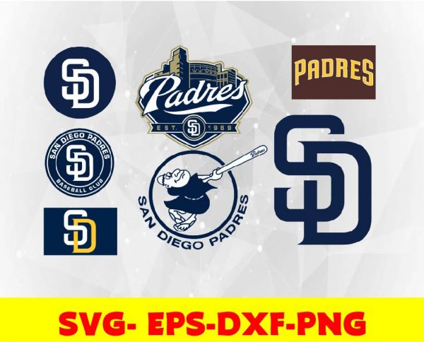 Padres SVG Bundle Padres PNG Bundle Digital Download Cut 
