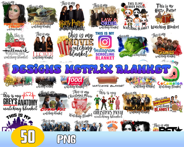 Designs Netflix Blanket Svg, Hallmark Blanket Svg, Christmas Blanket Svg, Movie Blanket Digital File.jpg