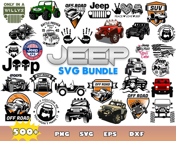 Jeep Bundle Svg, Jeep Car Svg, Jeep Logo, Jeep Clipart, File Cut, For Cut.jpg