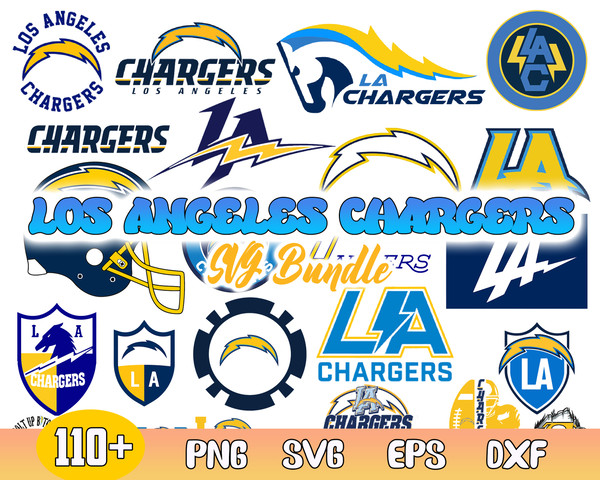 Los Angeles Chargers Bundle Svg, Los Angeles Chargers Svg, NFL Team SVG, Football Svg, Sport Svg.jpg