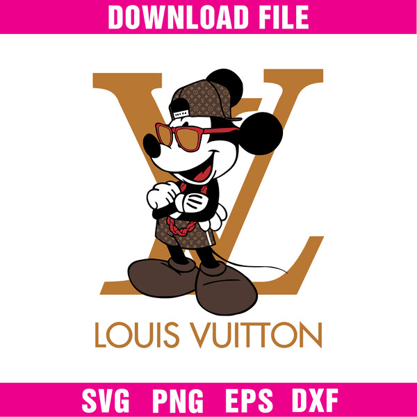 Louis Vuitton Disney Mickey Mouse Shirt - High-Quality Printed Brand