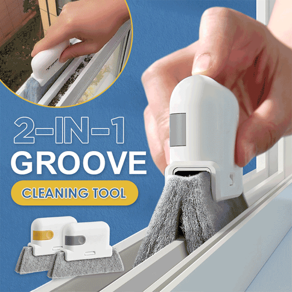 Microfiber Window Groove Cleaning Brush - Inspire Uplift