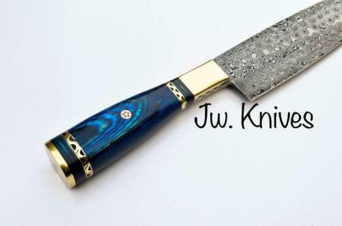 HandForged Knife, Personalized Knife, Damascus knife, Custom Handmade Damascus Steel Chef knife Sharp Steak Chef knives 2.jpg