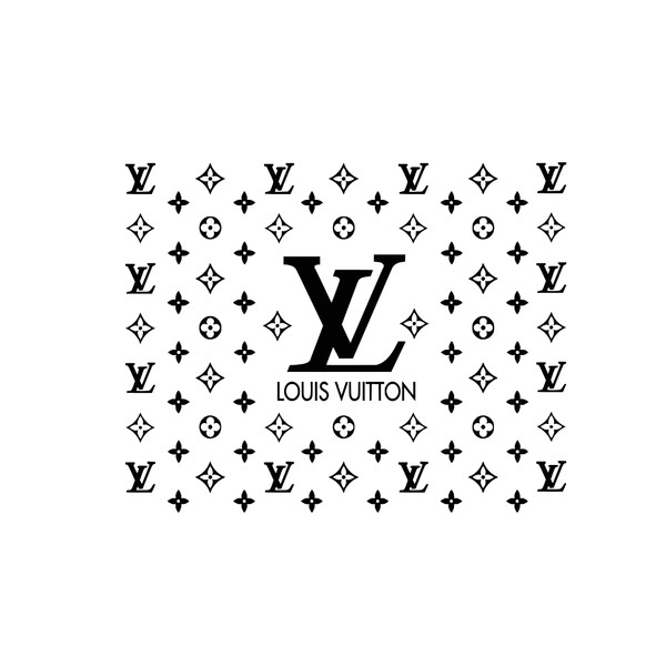 Louis Vuitton Black Fade Logo SVG, Louis Vuitton Logo PNG