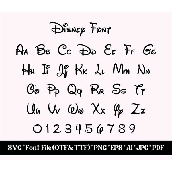 Mouse Alphabet SVG, Mouse Font SVG, Cursive Font SVG, Script - Inspire ...