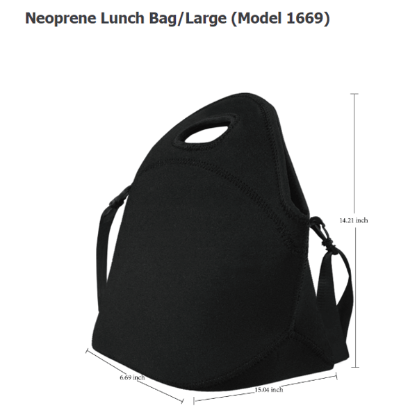 Venti Velvet Neoprene Lunch Bag - Item #0803-VEL -  Custom  Printed Promotional Products