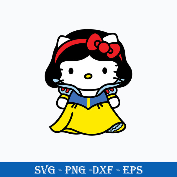 Princess Disney svg, Hello kitty svg