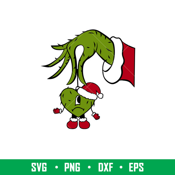 Benito Stole My Heart, Benito Stole My Heart Svg, Christmas Svg, Bad Bunny Svg, Grinch Hand Svg, png, eps, dxf file.jpeg