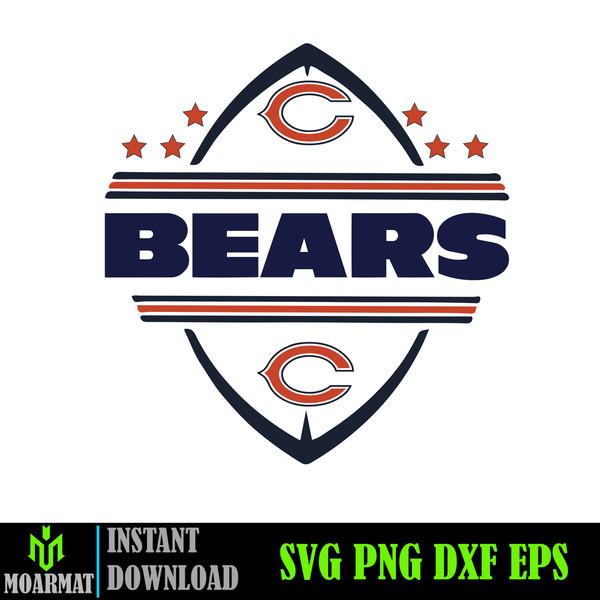 Chicago Bears svg, Chicago Bears Football Teams Svg, NFL Tea - Inspire  Uplift