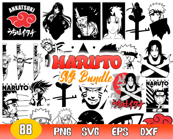 Naruto Bundle Svg, Uzumaki Naruto Svg, Anime Svg, Manga Bundle Download.jpg