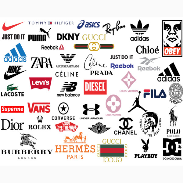 Fashion Brand Logo svg Bundle - Adidas svg, channel svg, Lacoste svg, asisc  svg, jordan svg, converse svg, valentino svg, Diesel svg, burberry svg,  Reebok svg, hermes svg, new balance svg, vans